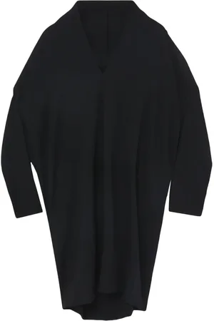 Comme des Garçons Vestido manga larga con cuello en V
