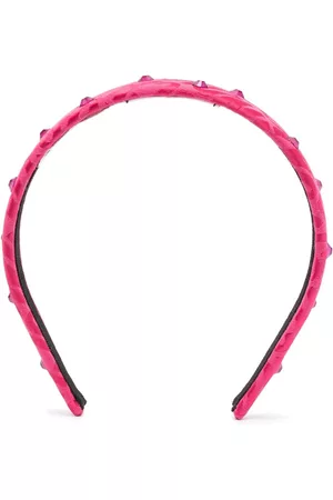 Moschino Mujer Diademas - Diadema en jacquard con detalles de cristal