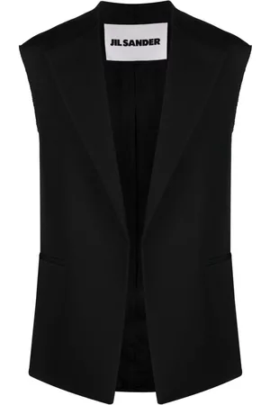 Jil Sander Hombre Chalecos - Frayed-edge tailored vest