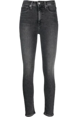 Calvin Klein Jeans Skinny de Talle Alto Pantalones para Mujer