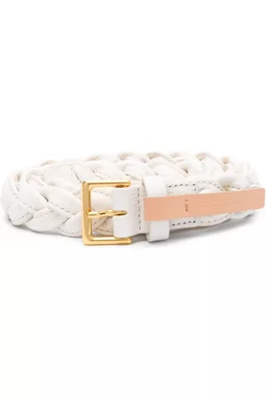 Coccinelle Mujer Cinturones - Braided buckle belt