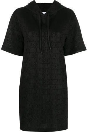 Moschino Vestido corto con logo estampado