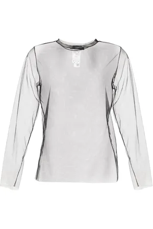 Fabiana Filippi Top transparente de malla