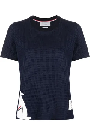 Thom Browne Playera con detalle de parche de barco