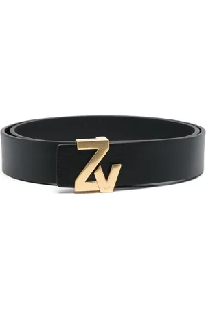Zadig & Voltaire Cinturón con placa del logo
