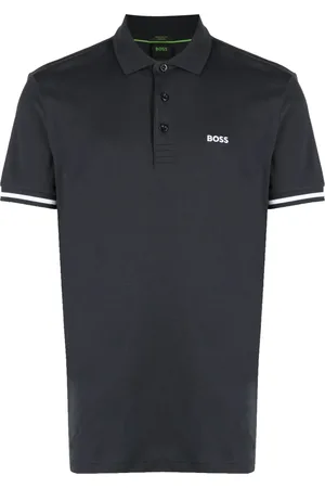 HUGO BOSS Playera tipo polo con logo bordado