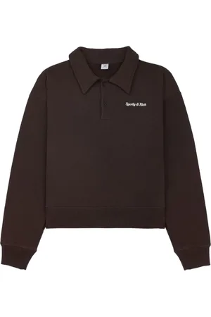 Sporty & Rich Playera tipo polo con logo bordado
