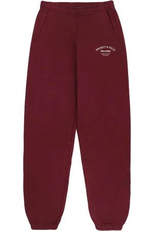 Sporty & Rich Pants con logo estampado