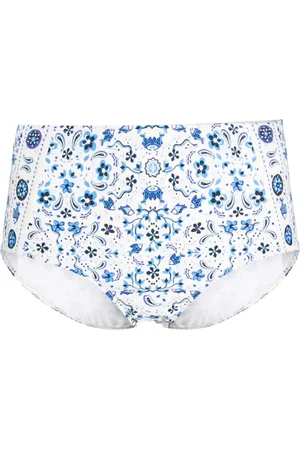 Tory Burch Bikini bottom con estampado gráfico