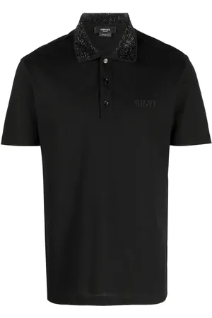 VERSACE Playera tipo polo Barocco Silhouette