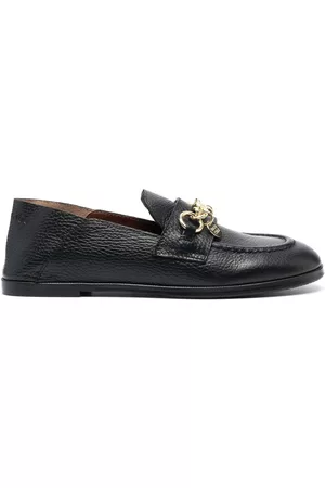 See by Chloé Mujer Mocasines - Aryel logo-charm leather loafers