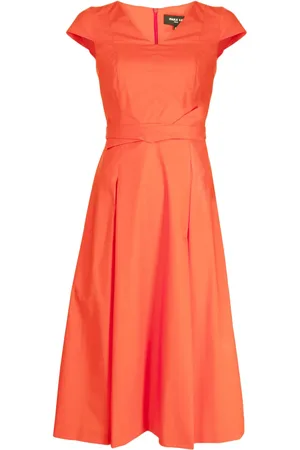 Paule Ka Vestido acampanado con pliegues