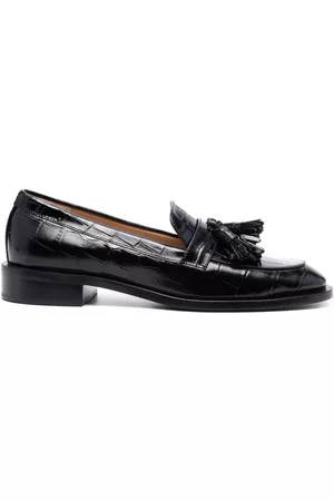 Stuart Weitzman Mujer Mocasines - Sutton tassel-detail leather loafers