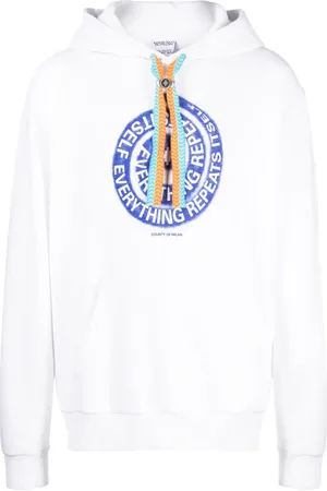 MARCELO BURLON Hoodie con remolino estampado