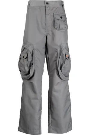 Heron Preston Pantalones cargo con parche del logo