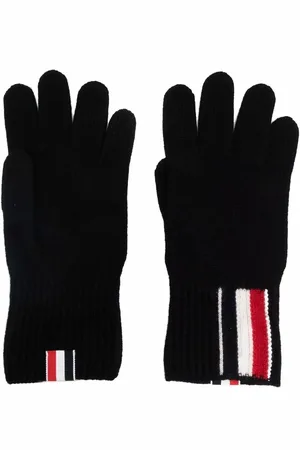 Thom Browne Guantes a rayas RWB