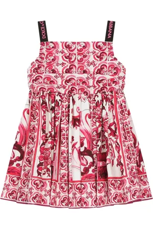 Dolce & Gabbana Vestido sin mangas con estampado Mayólica