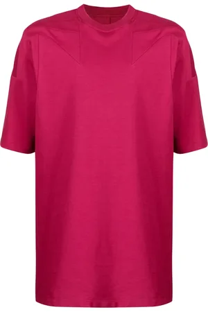Rick Owens Playera manga corta con detalle de costuras