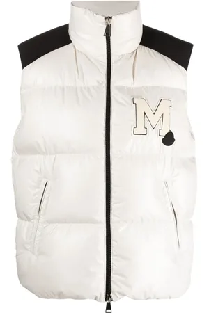 Moncler Chaleco capitonado con parche del logo