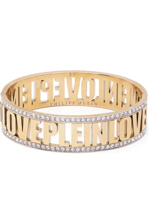 Philipp Plein Pulsera con letras del logo
