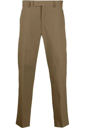 PT Torino Pantalones chinos con detalle de pluma