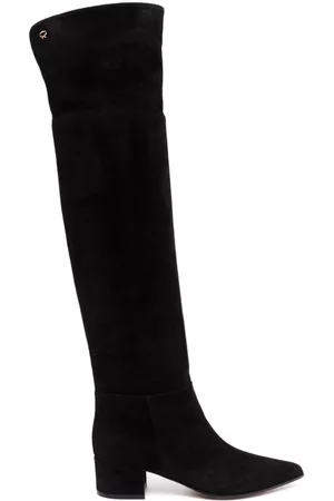 Gianvito Rossi Mujer Botas altas - Botas altas de gamuza con cierre