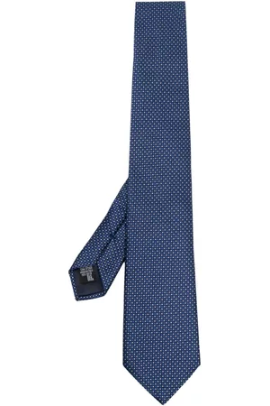 Armani Hombre Pajaritas - Micro-dot print silk tie