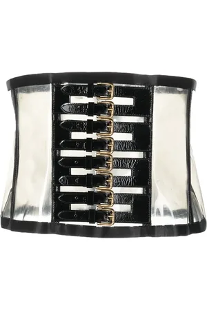 Dolce & Gabbana Cinturón estilo corset de charol 2000