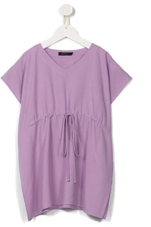 Lenny Niemeyer Vestido estilo playera con cordones