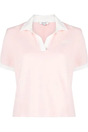 Sporty & Rich Playera tipo polo con logo bordado
