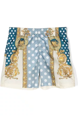 VERSACE Shorts de playa Seashell Baroque