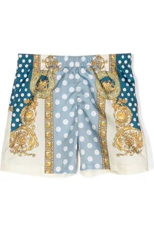VERSACE Shorts de playa Seashell Baroque
