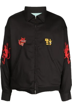 SAINT MXXXXXX Sobrecamisa con bordado gráfico