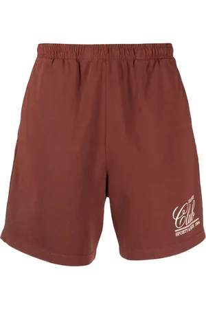 Sporty & Rich Bermudas con logo estampado