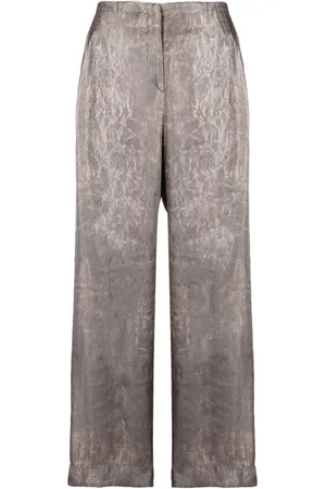 Giorgio Armani Pantalones rectos con estampado envejecido 1990