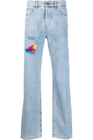 Msftsrep Jeans rectos con parche del logo