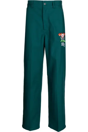 Rassvet Pantalones rectos con logo bordado