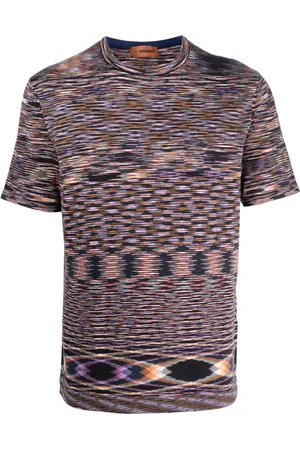 Missoni Playera manga corta con rayas estampadas