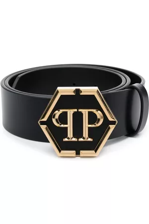 Philipp Plein Hombre Cinturones - Cinturón con hebilla Hexagon