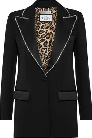 Philipp Plein Blazer con detalles de cristal