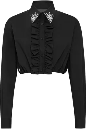 Philipp Plein Camisa con volantes