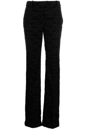 Moschino Mujer De vestir - Pantalones slim con estampado monograma