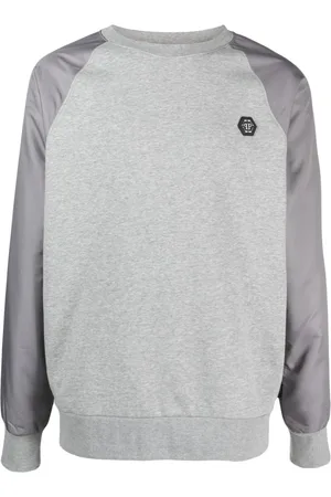 Philipp Plein Sudadera con mangas en contraste