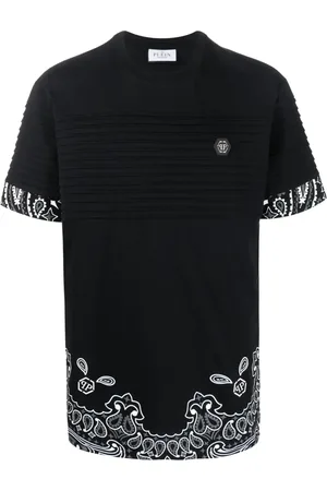 Philipp Plein Playera con estampado de bandana