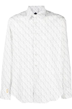 BILLIONAIRE Camisa con monograma estampado