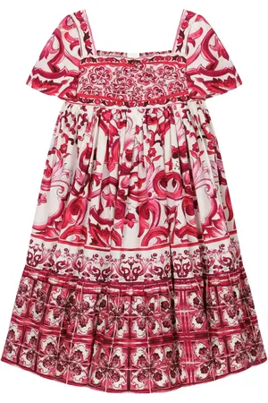 Dolce & Gabbana Vestido con estampado Mayólica