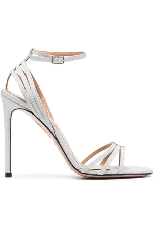 Aquazzura Sandalias con glitter y tacón de 110mm