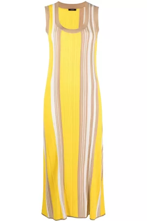 Joseph Mujer Midi - Stripe-print knit midi dress