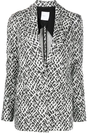 ROSETTA GETTY Blazer con estampado geométrico