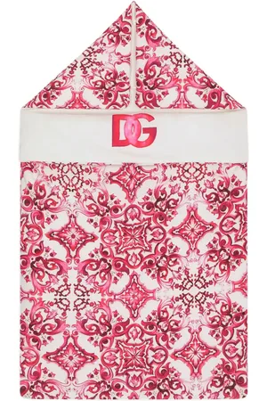 Dolce & Gabbana Sleeping bag con estampado Mayólica